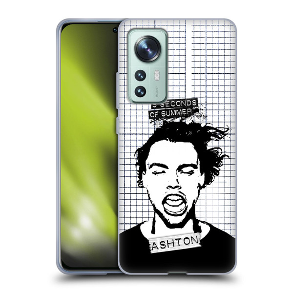 5 Seconds of Summer Solos Grained Ashton Soft Gel Case for Xiaomi 12