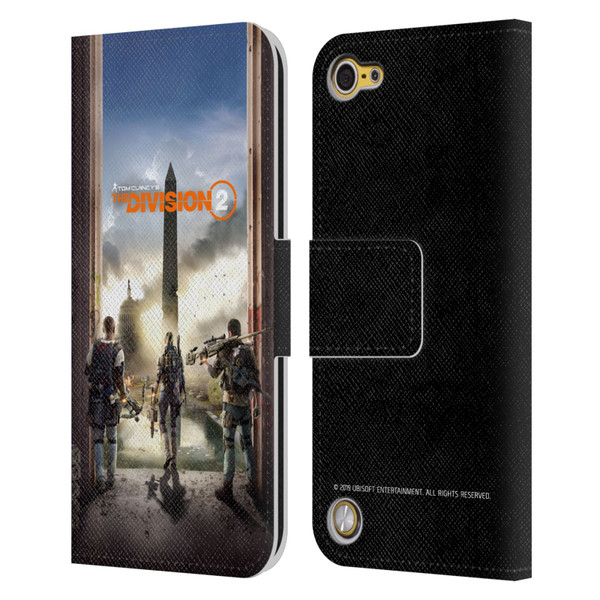 Tom Clancy's The Division 2 Characters Key Art Leather Book Wallet Case Cover For Apple iPod Touch 5G 5th Gen