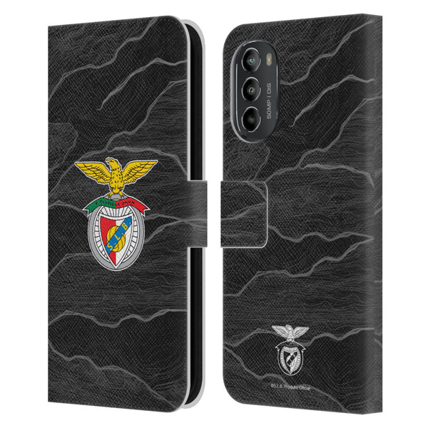 S.L. Benfica 2021/22 Crest Kit Goalkeeper Leather Book Wallet Case Cover For Motorola Moto G82 5G