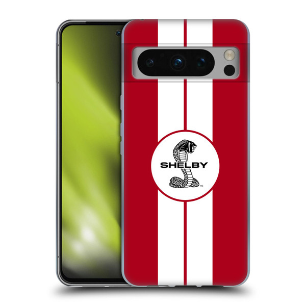 Shelby Car Graphics 1965 427 S/C Red Soft Gel Case for Google Pixel 8 Pro