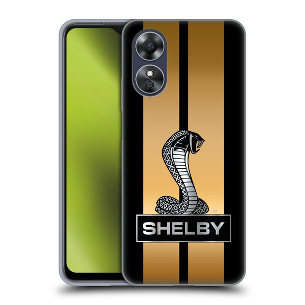 Shelby Car Graphics Gold Soft Gel Case for OPPO A17