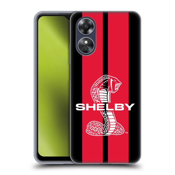 Shelby Car Graphics Red Soft Gel Case for OPPO A17