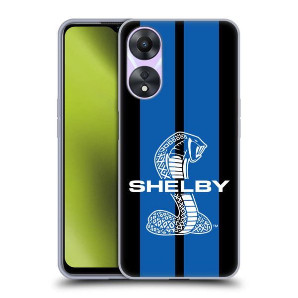 Shelby Car Graphics Blue Soft Gel Case for OPPO A78 5G