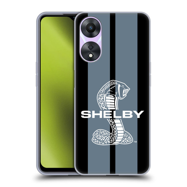 Shelby Car Graphics Gray Soft Gel Case for OPPO A78 5G