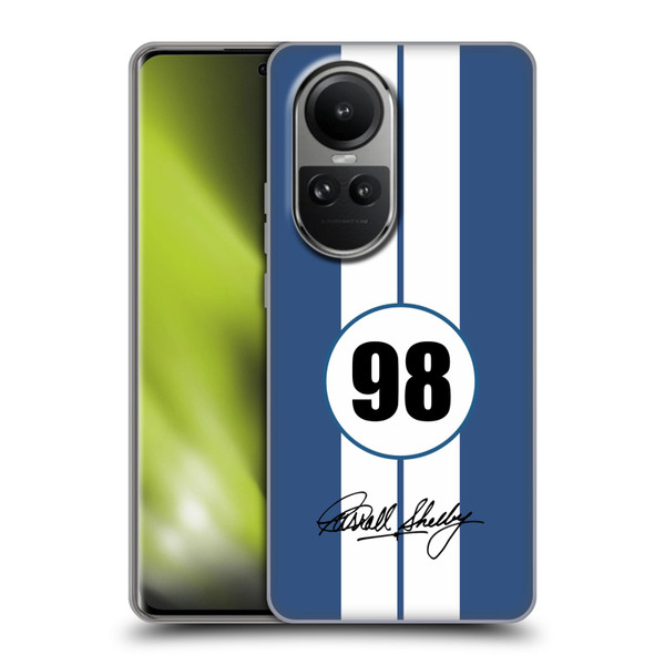 Shelby Car Graphics 1965 427 S/C Blue Soft Gel Case for OPPO Reno10 5G / Reno10 Pro 5G