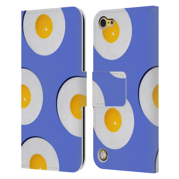 Pepino De Mar Patterns 2 Egg Leather Book Wallet Case Cover For Apple iPod Touch 5G 5th Gen