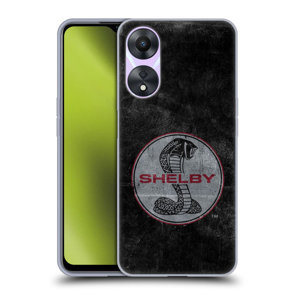 Shelby Logos Distressed Black Soft Gel Case for OPPO A78 5G