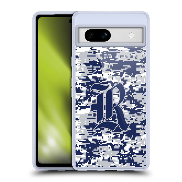Rice University Rice University Digital Camouflage Soft Gel Case for Google Pixel 7a