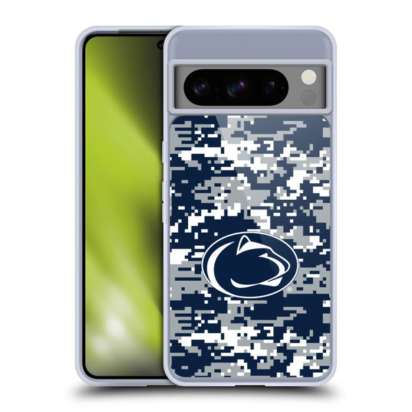 Pennsylvania State University PSU The Pennsylvania State University Digital Camouflage Soft Gel Case for Google Pixel 8 Pro