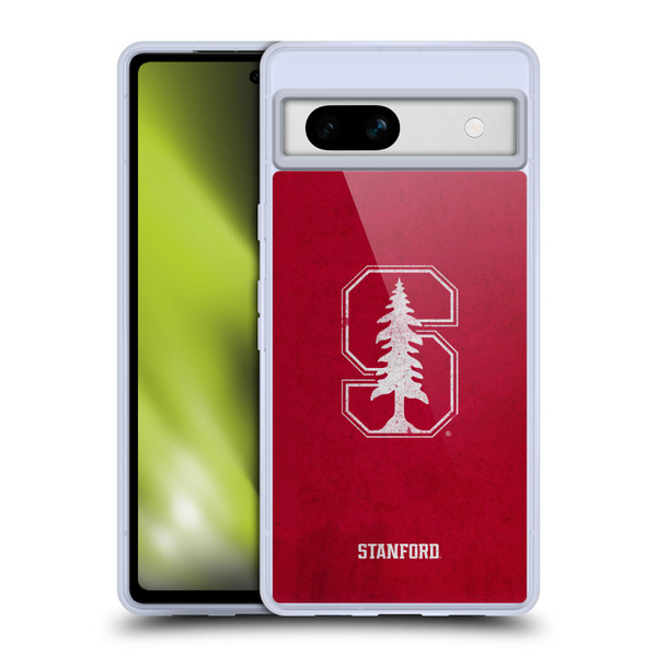 Stanford University The Farm Stanford University Distressed Look Soft Gel Case for Google Pixel 7a