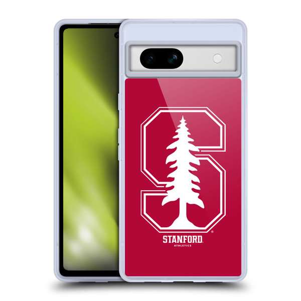 Stanford University The Farm Stanford University Oversized Icon Soft Gel Case for Google Pixel 7a