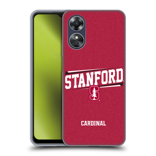 Stanford University The Farm Stanford University Double Bar Soft Gel Case for OPPO A17