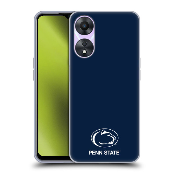 Pennsylvania State University PSU The Pennsylvania State University Logo Soft Gel Case for OPPO A78 4G