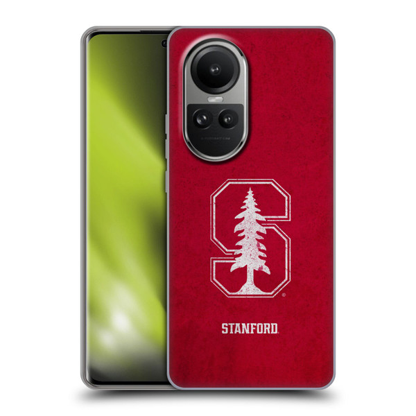 Stanford University The Farm Stanford University Distressed Look Soft Gel Case for OPPO Reno10 5G / Reno10 Pro 5G