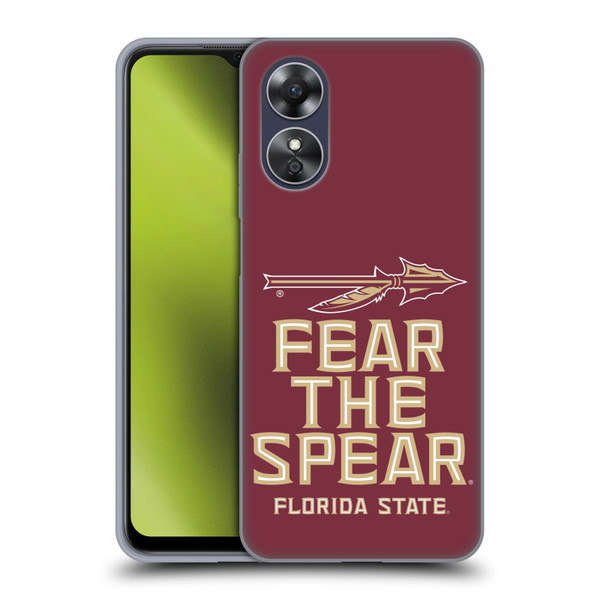 Florida State University FSU Florida State University Art Fear The Spear Soft Gel Case for OPPO A17