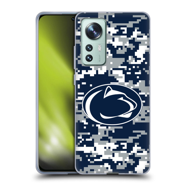Pennsylvania State University PSU The Pennsylvania State University Digital Camouflage Soft Gel Case for Xiaomi 12