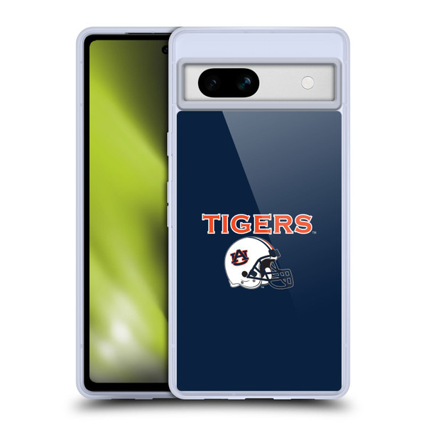 Auburn University AU Auburn University Helmet Logotype Soft Gel Case for Google Pixel 7a