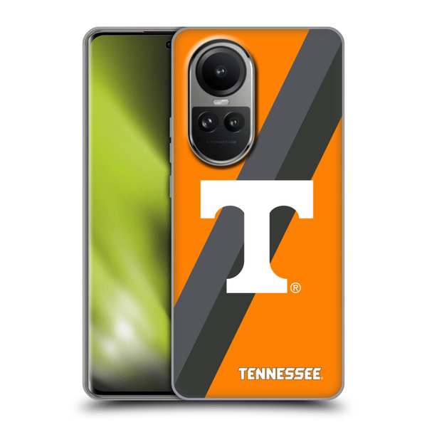 University Of Tennessee UTK University Of Tennessee Knoxville Stripes Soft Gel Case for OPPO Reno10 5G / Reno10 Pro 5G