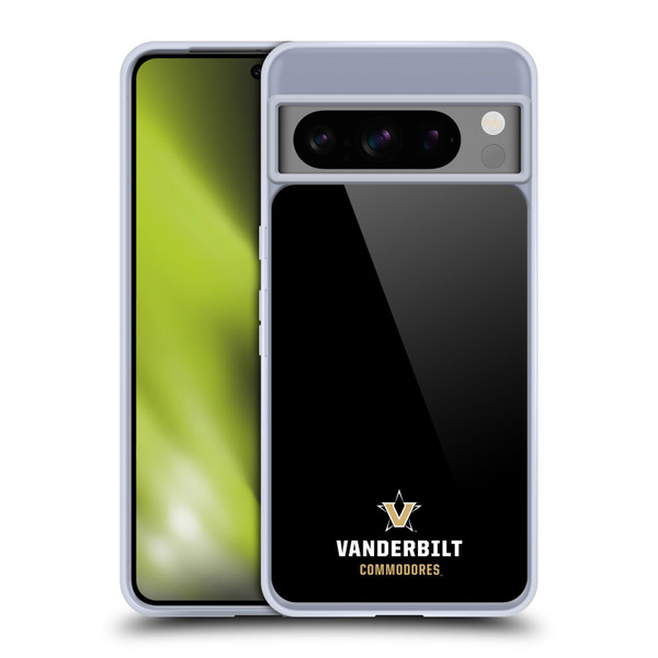 Vanderbilt University Vandy Vanderbilt University Logotype Soft Gel Case for Google Pixel 8 Pro