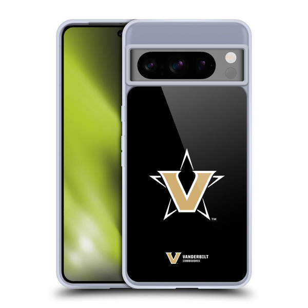 Vanderbilt University Vandy Vanderbilt University Plain Soft Gel Case for Google Pixel 8 Pro