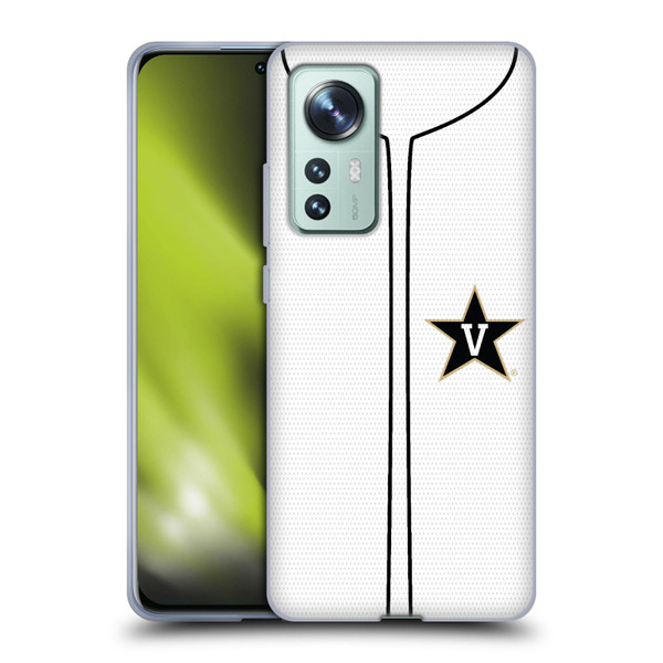 Vanderbilt University Vandy Vanderbilt University Baseball Jersey Soft Gel Case for Xiaomi 12