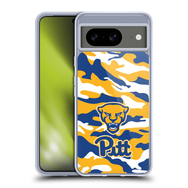 University Of Pittsburgh University of Pittsburgh Art Camou Full Color Soft Gel Case for Google Pixel 8