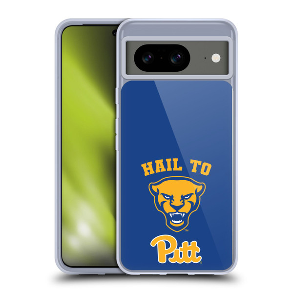 University Of Pittsburgh University of Pittsburgh Art Hail To Pitt Soft Gel Case for Google Pixel 8