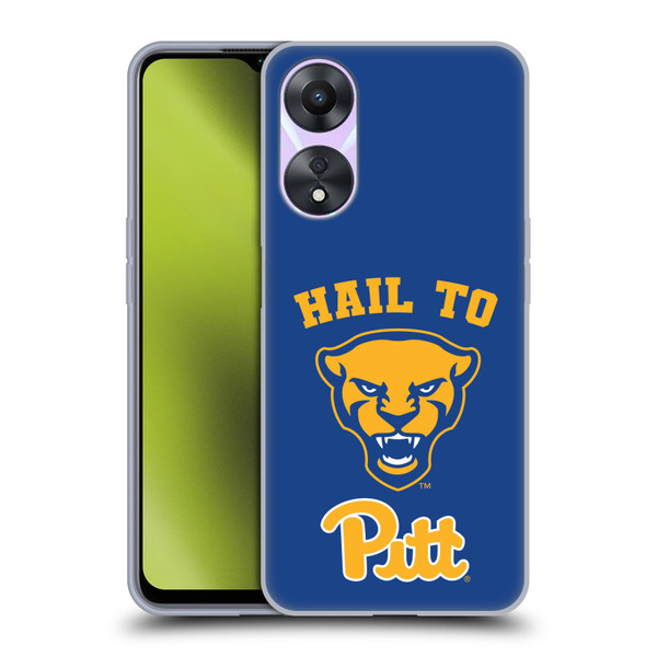 University Of Pittsburgh University of Pittsburgh Art Hail To Pitt Soft Gel Case for OPPO A78 4G