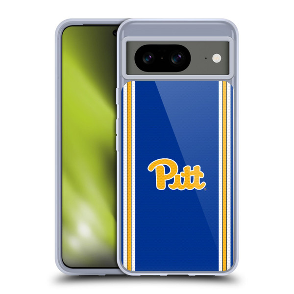 University Of Pittsburgh University Of Pittsburgh Football Jersey Soft Gel Case for Google Pixel 8