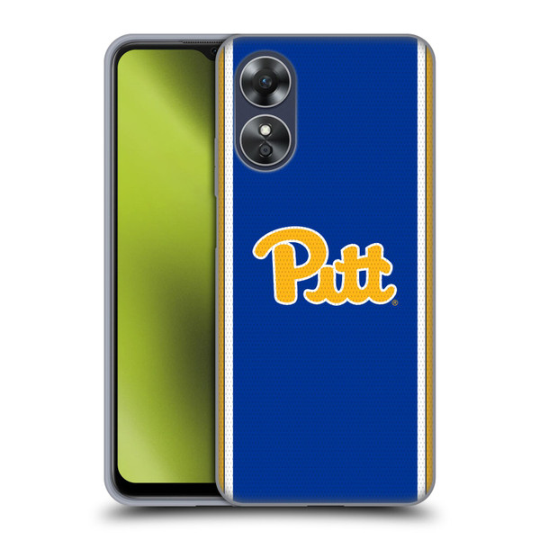 University Of Pittsburgh University Of Pittsburgh Football Jersey Soft Gel Case for OPPO A17