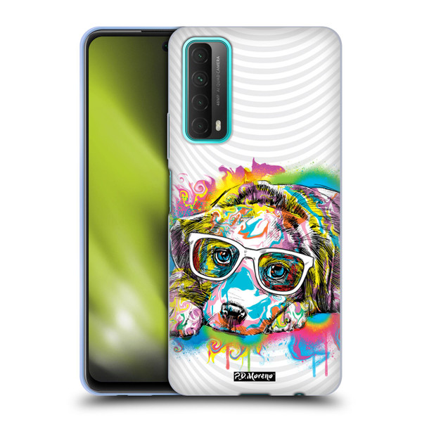 P.D. Moreno Drip Art Cats And Dogs Labrador Soft Gel Case for Huawei P Smart (2021)