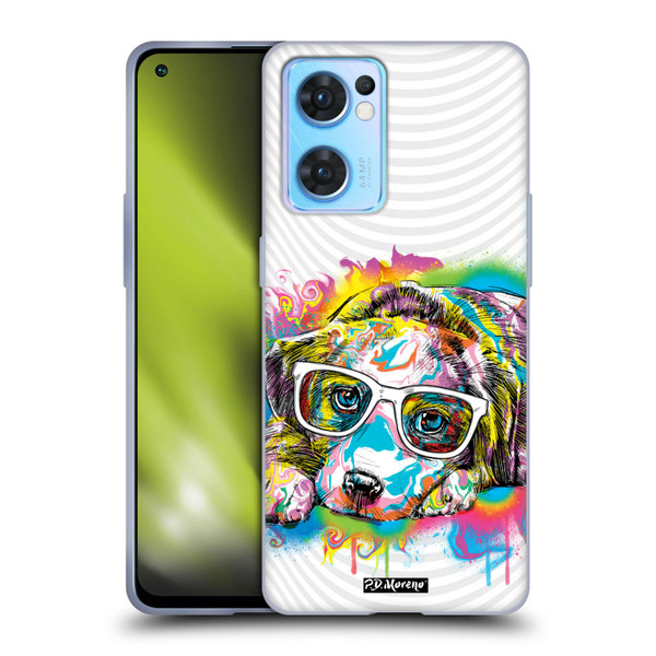 P.D. Moreno Drip Art Cats And Dogs Labrador Soft Gel Case for OPPO Reno7 5G / Find X5 Lite
