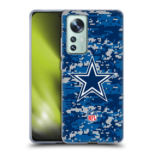 NFL Dallas Cowboys Graphics Digital Camouflage Soft Gel Case for Xiaomi 12