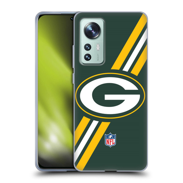 NFL Green Bay Packers Logo Stripes Soft Gel Case for Xiaomi 12