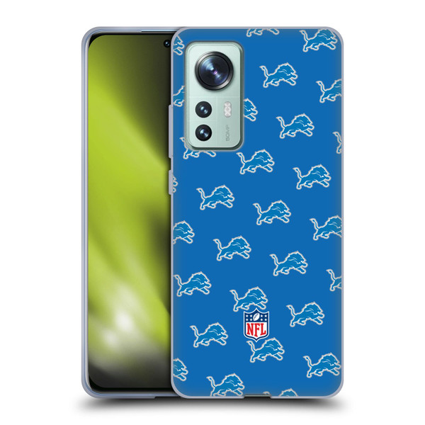 NFL Detroit Lions Artwork Patterns Soft Gel Case for Xiaomi 12