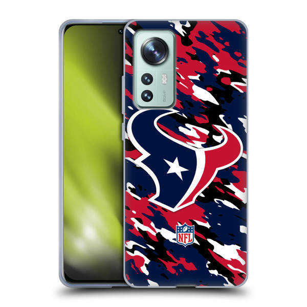 NFL Houston Texans Logo Camou Soft Gel Case for Xiaomi 12