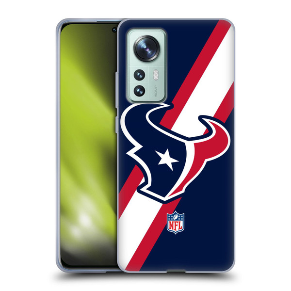 NFL Houston Texans Logo Stripes Soft Gel Case for Xiaomi 12