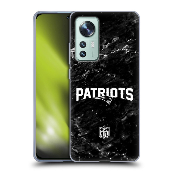 NFL New England Patriots Artwork Marble Soft Gel Case for Xiaomi 12