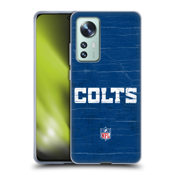 NFL Indianapolis Colts Logo Distressed Look Soft Gel Case for Xiaomi 12