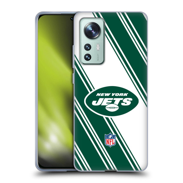 NFL New York Jets Artwork Stripes Soft Gel Case for Xiaomi 12
