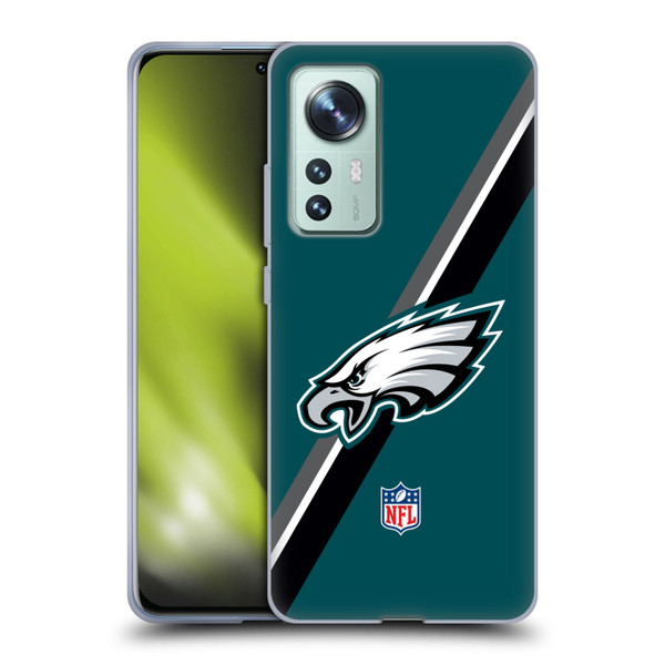 NFL Philadelphia Eagles Logo Stripes Soft Gel Case for Xiaomi 12
