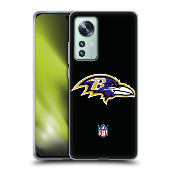 NFL Baltimore Ravens Logo Plain Soft Gel Case for Xiaomi 12