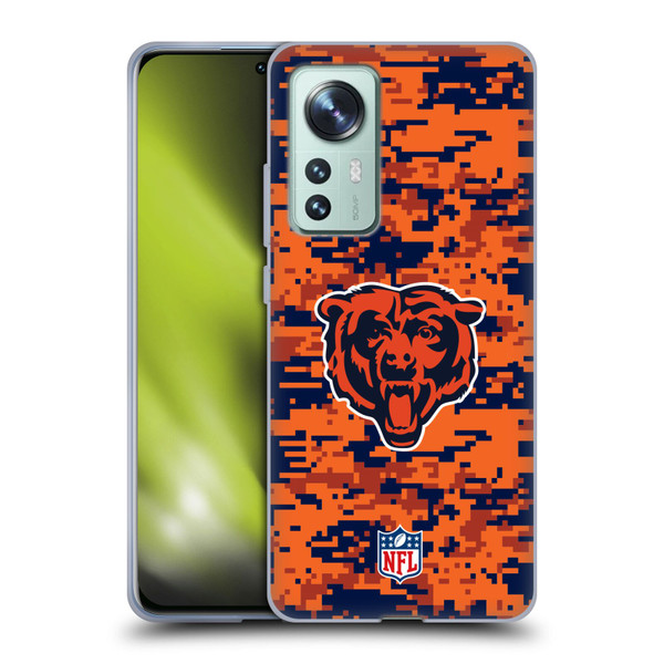 NFL Chicago Bears Graphics Digital Camouflage Soft Gel Case for Xiaomi 12