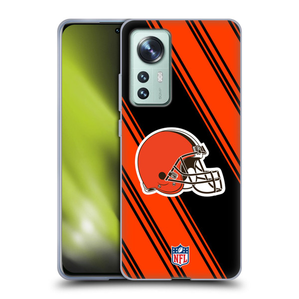 NFL Cleveland Browns Artwork Stripes Soft Gel Case for Xiaomi 12