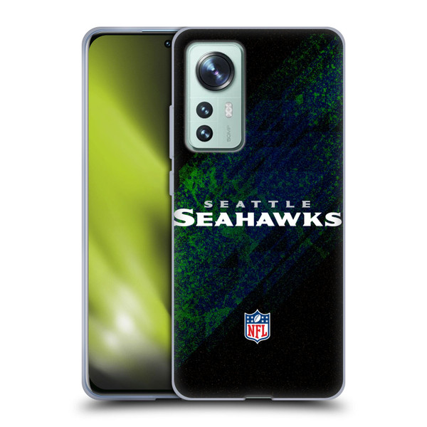 NFL Seattle Seahawks Logo Blur Soft Gel Case for Xiaomi 12