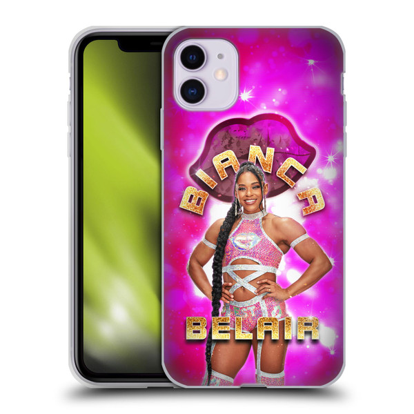 WWE Bianca Belair Portrait Soft Gel Case for Apple iPhone 11