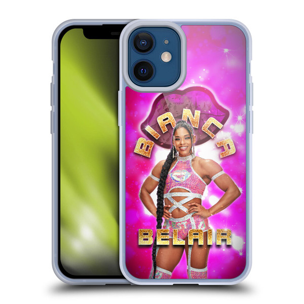 WWE Bianca Belair Portrait Soft Gel Case for Apple iPhone 12 Mini