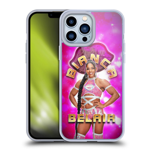 WWE Bianca Belair Portrait Soft Gel Case for Apple iPhone 13 Pro Max