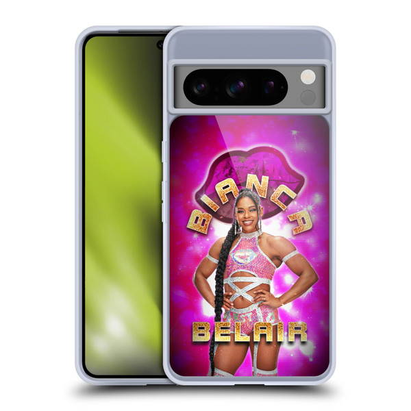 WWE Bianca Belair Portrait Soft Gel Case for Google Pixel 8 Pro