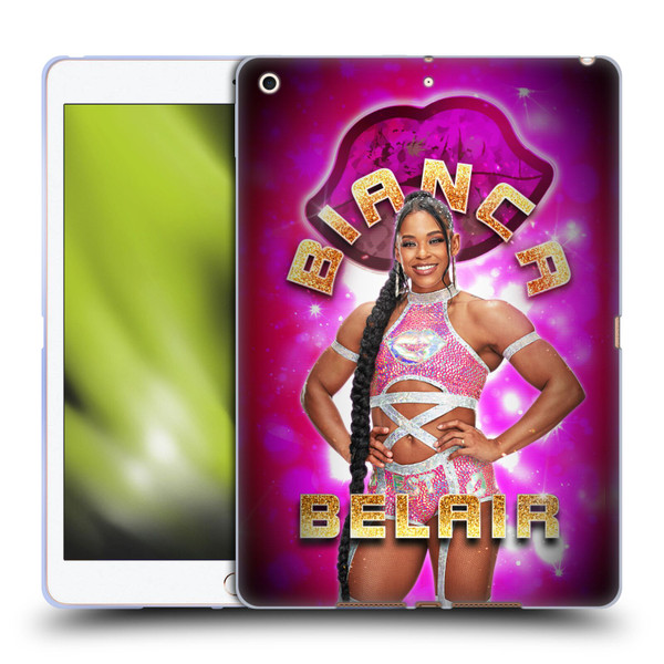 WWE Bianca Belair Portrait Soft Gel Case for Apple iPad 10.2 2019/2020/2021